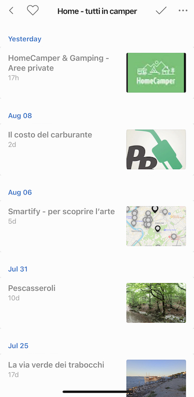 FEED RSS e TUTTIINCAMPER
